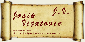 Josip Vijatović vizit kartica